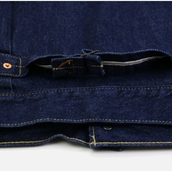 Levi's Type 1 Denim Jacket Selvedge Trucker 100% Cotton Men's XL One Premium - Picture 11 of 16